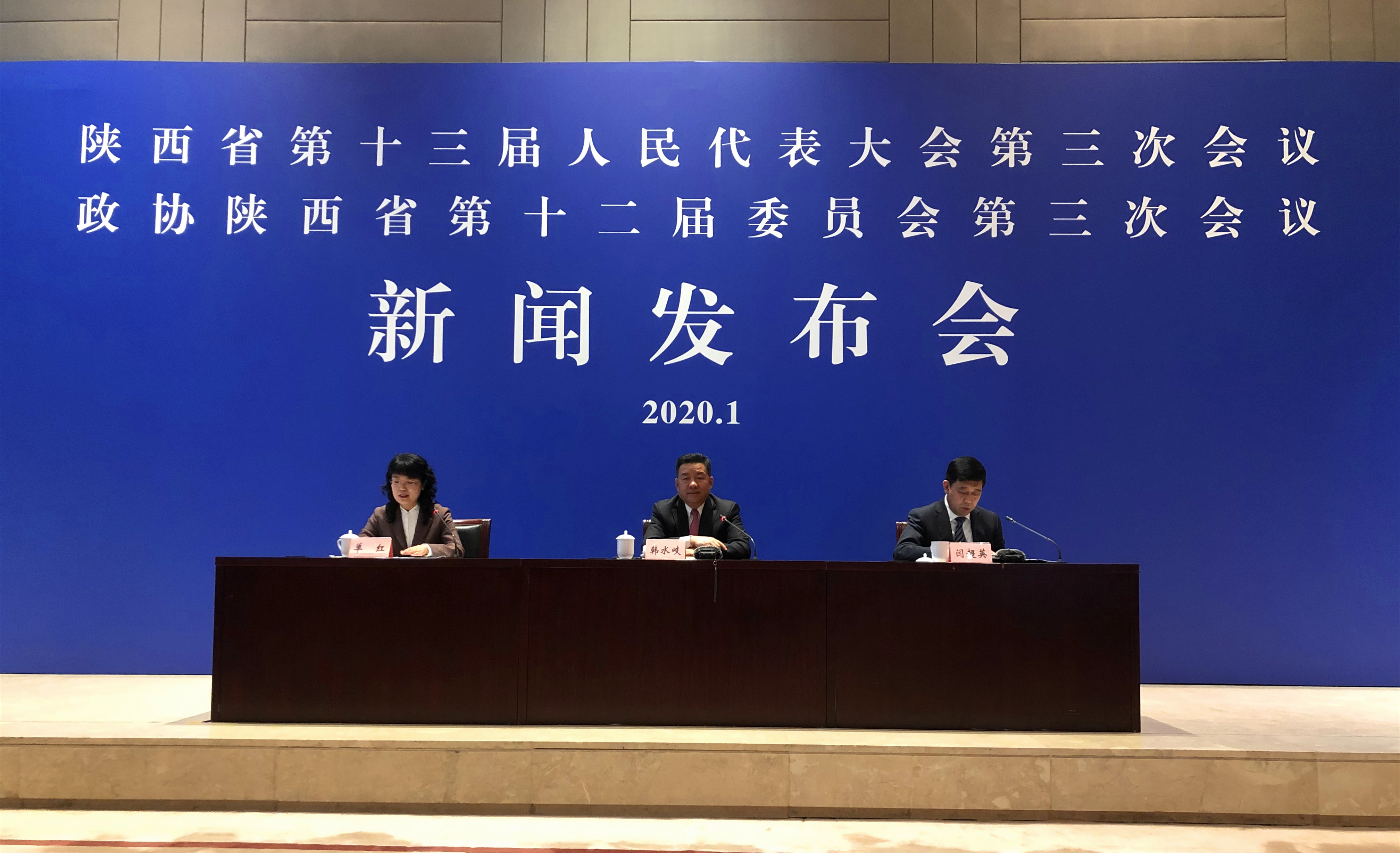 2020陕西省两会新闻发布会举行