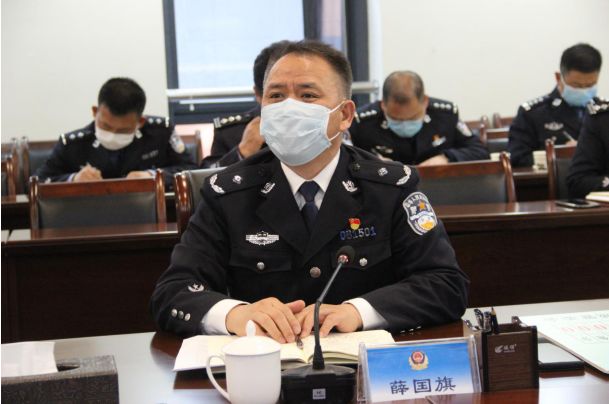 秦汉新城管委会主任调研公安分局疫情防控工作