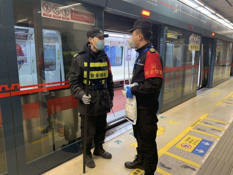 西安中保全力做好西安地铁防控工作领头雁