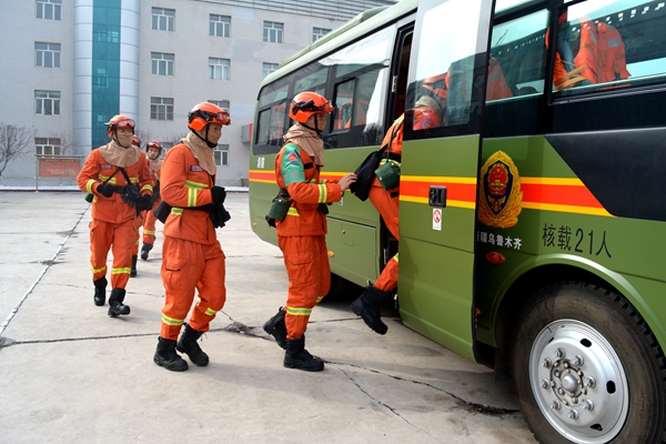 新疆森林消防总队特勤大队练兵备战没有暂停键