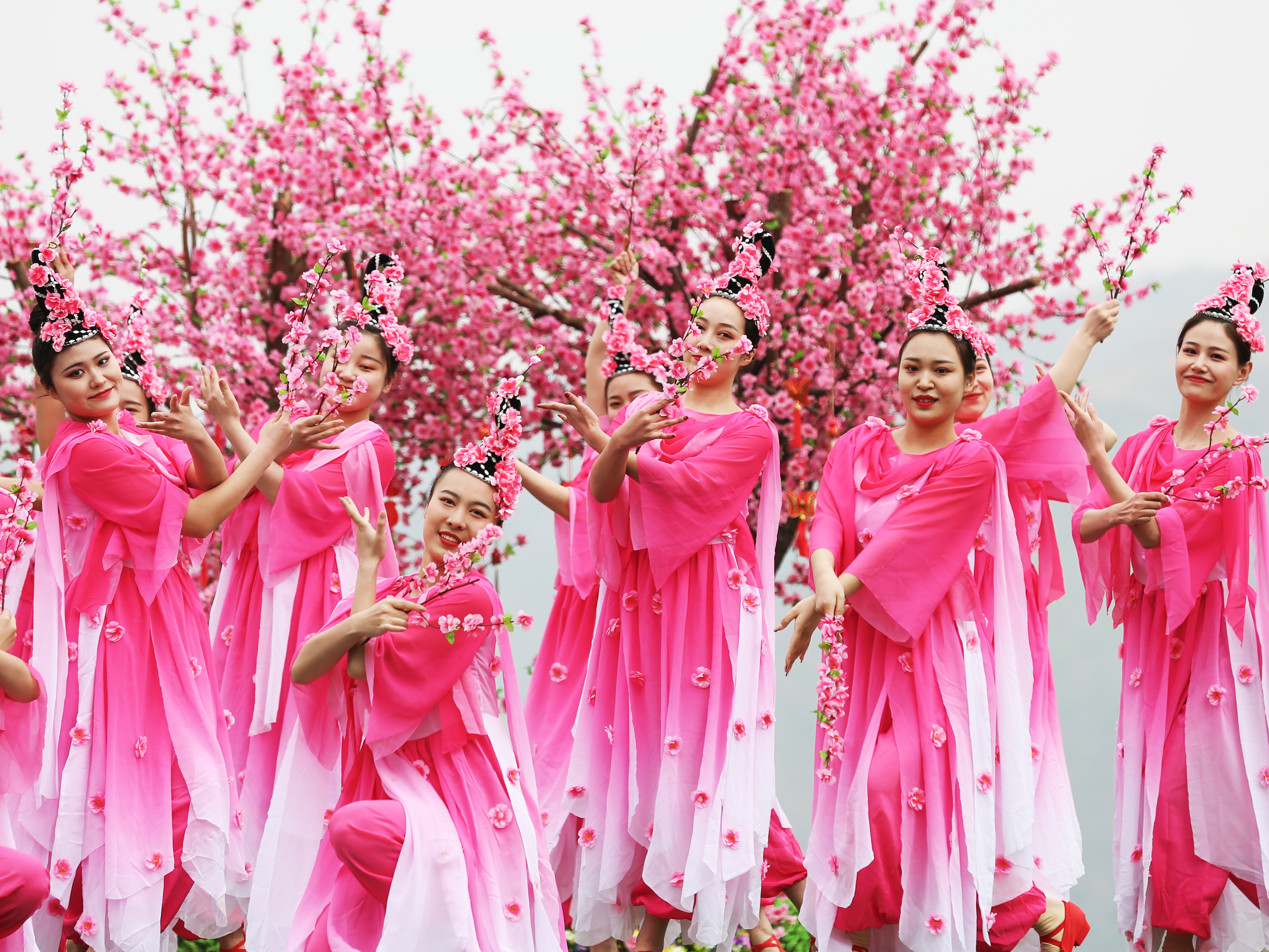 丹凤县桃花节暨第三届花朝节开幕