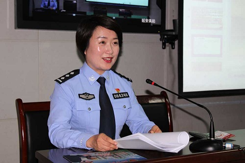 陕西吴起县公安局举办从心出发护航全运心理健康专题讲座