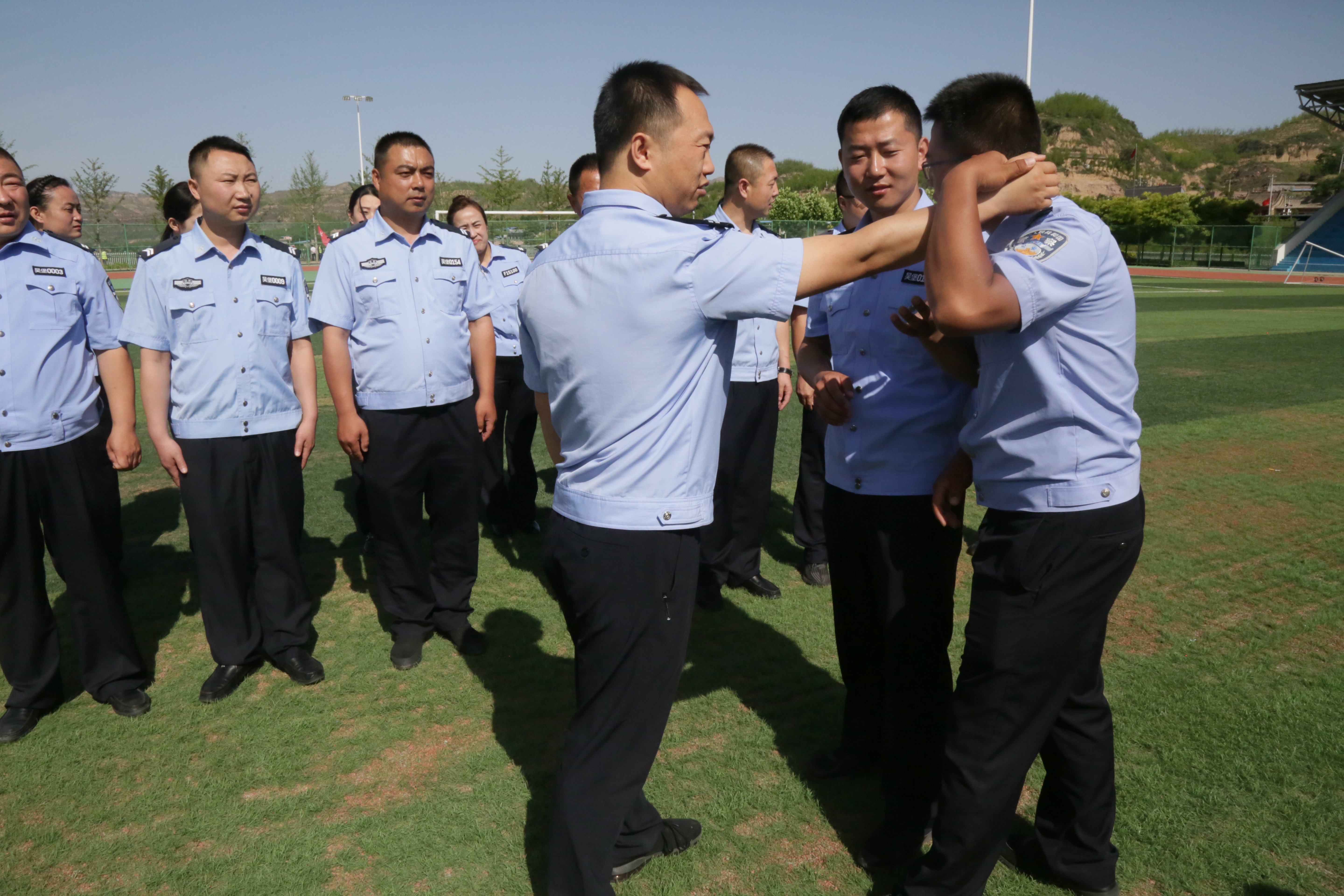 吴堡县公安局开展警务辅助人员专项技能训练
