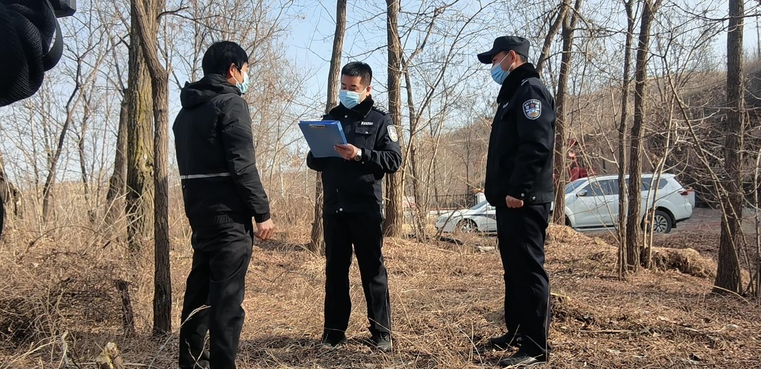 志丹县公安局森林警察大队快速查处一起盗伐林木案