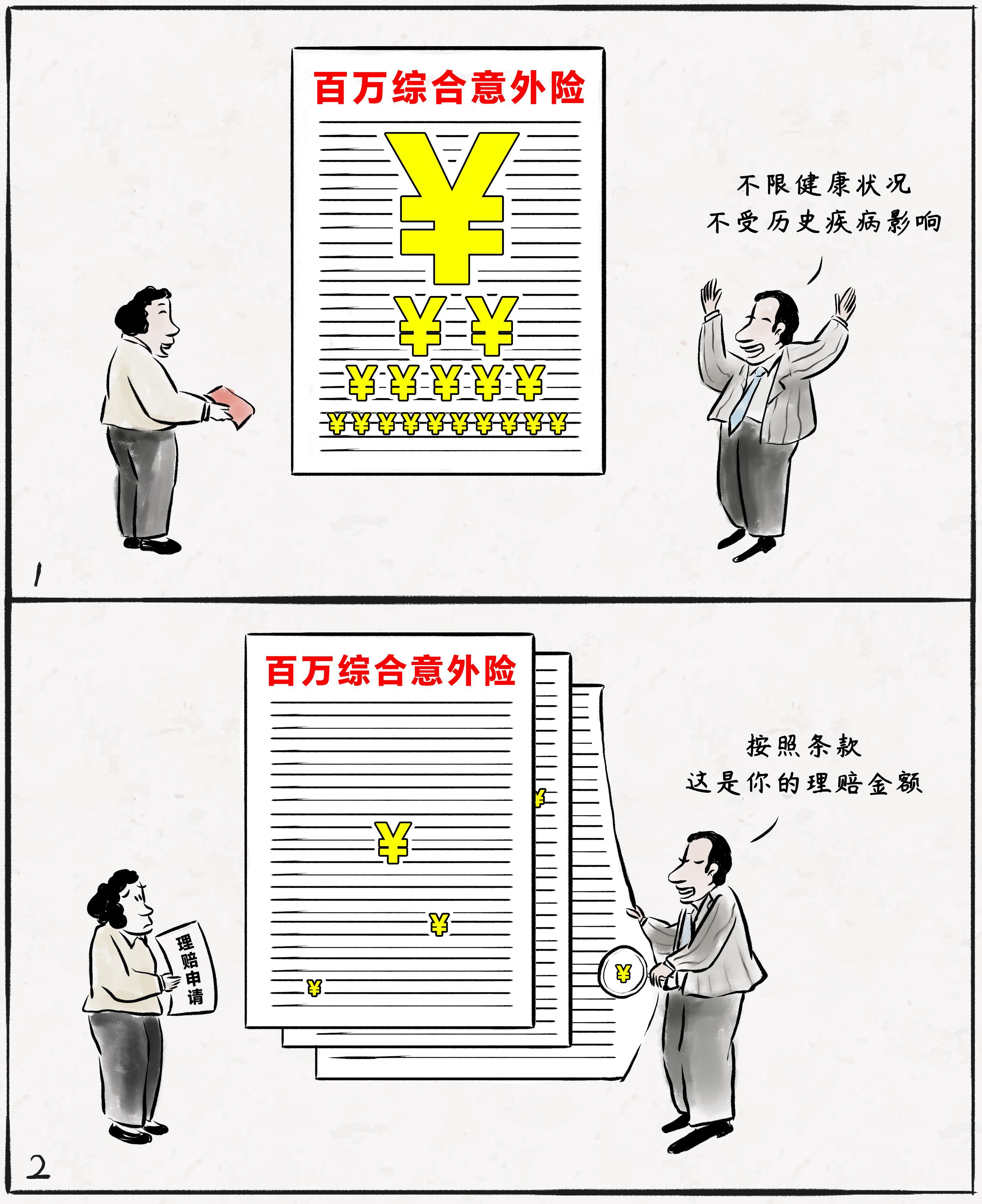  缩水的“百万保额”